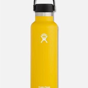 21-24 oz Hydro Flask Yellow with Standard Black Cap